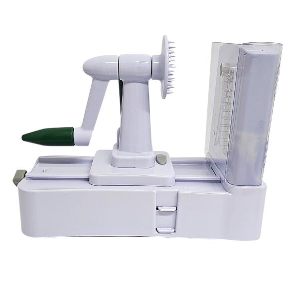 Veggetti Pro Spiral Table Top Vegetable Cutter Pasta Salad Coleslaw 3 SS Blades - Picture 6 of 13